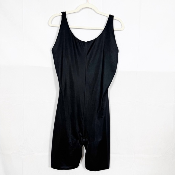 SPANX Plus Size Power Conceal-Her Open-Bust Mid-Thigh Bodysuit Very Black - Picture 4 of 9